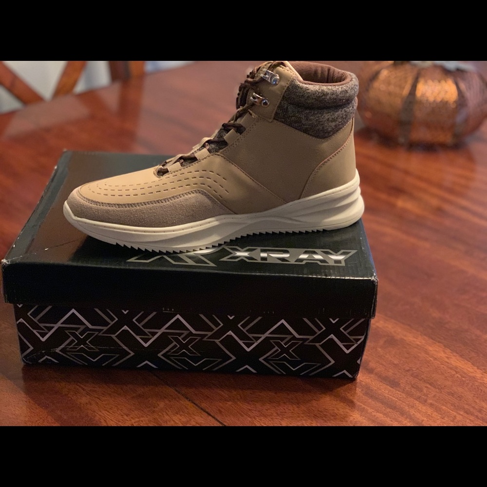 Luke Almond toe lace-up boots